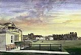 kenneth reed sunset at saint andrews old course